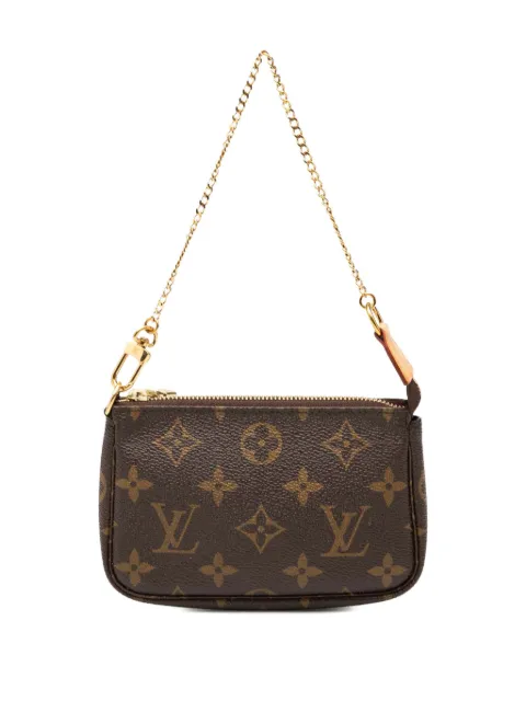 Louis Vuitton Pre-Owned 2017 Monogram Mini Pochette Accessoires handbag Brown J5LEDFG7YNC8QZOI