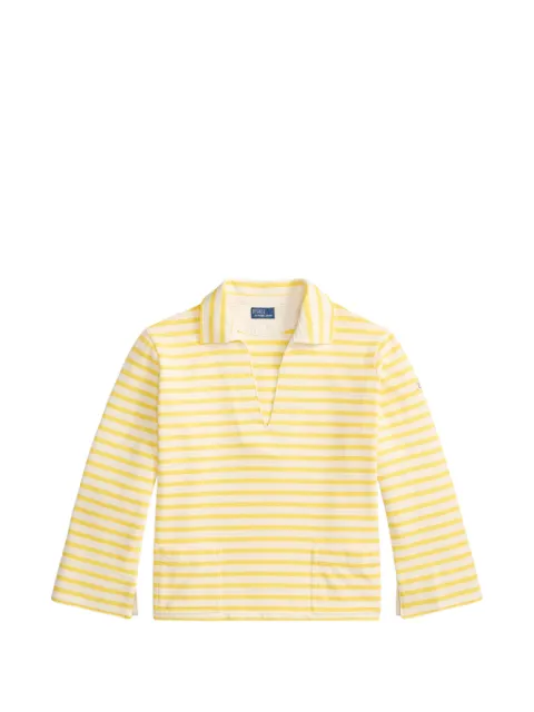 Polo Ralph Lauren striped pocket top Yellow 211A12733001