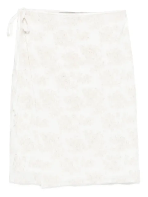 SIR. Blanca wrap midi skirt Neutrals SIR4253002