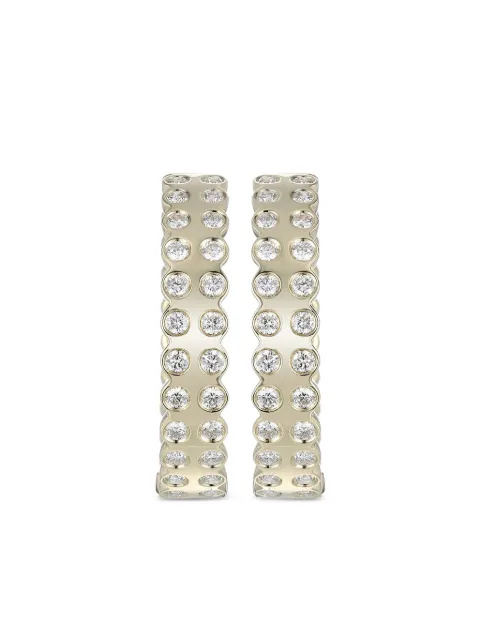 Type Jewelry 14K yellow gold Leggo diamond hoop earrings Gold TJ2225LY