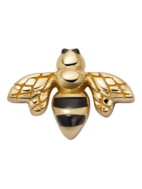 Loquet 18K yellow gold Honeybee enamel charm Gold CHMJUSBEE18Y