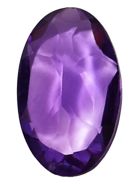 Loquet amethyst february birthstone charm Purple CHMGEMFEBAME