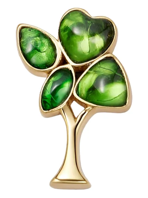 Loquet 18K yellow gold Heritage Tree tsavorite charm Gold CHMFAMTRE18Y