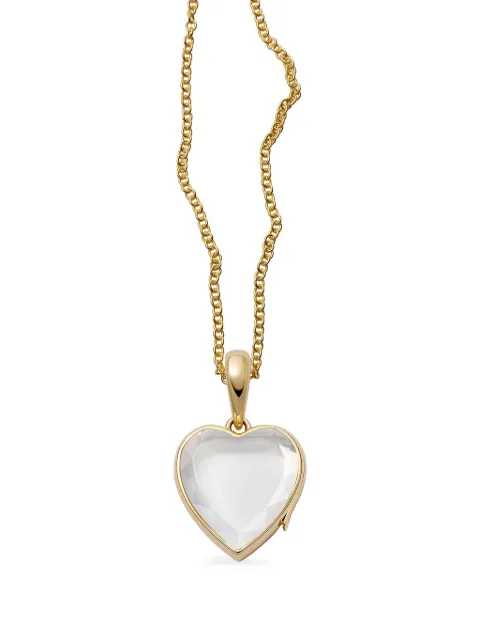 Loquet 18K yellow gold midi heart locket Gold SETMDHROL18Y