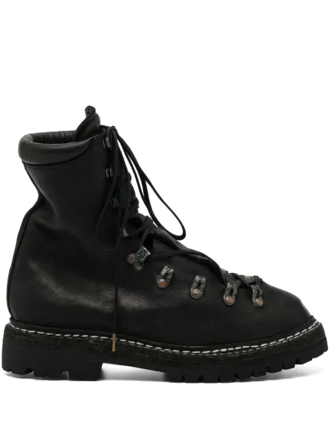 Guidi lace-up full-grain leather boots 20