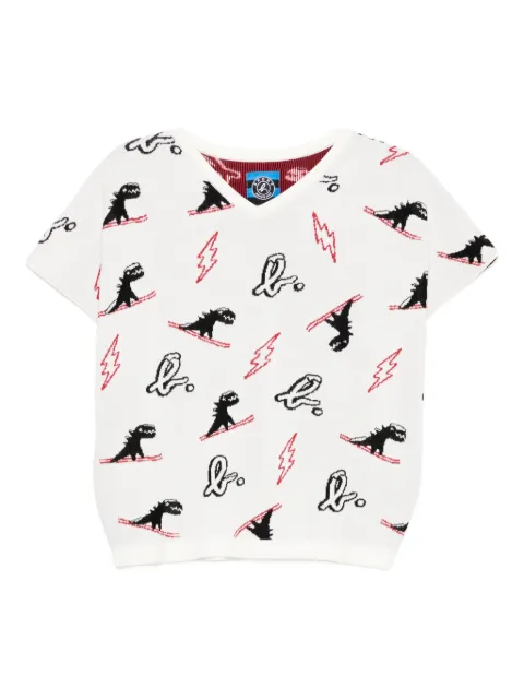 SPORT b. by agnès b. Dino christmas vest White 1638QF5I