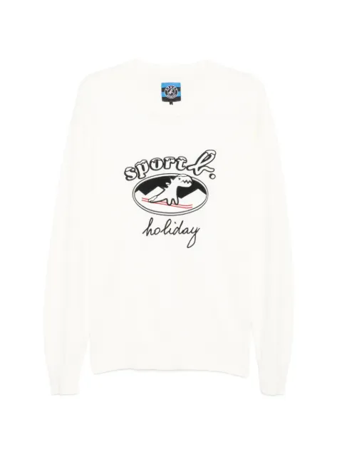 SPORT b. by agnès b. Ski Dino Christmas sweater Neutrals 1613QF5H