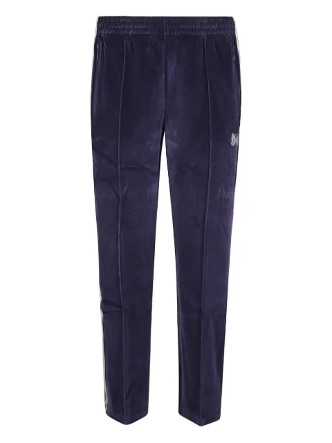 Needles side-stripe track pants Blue RW326