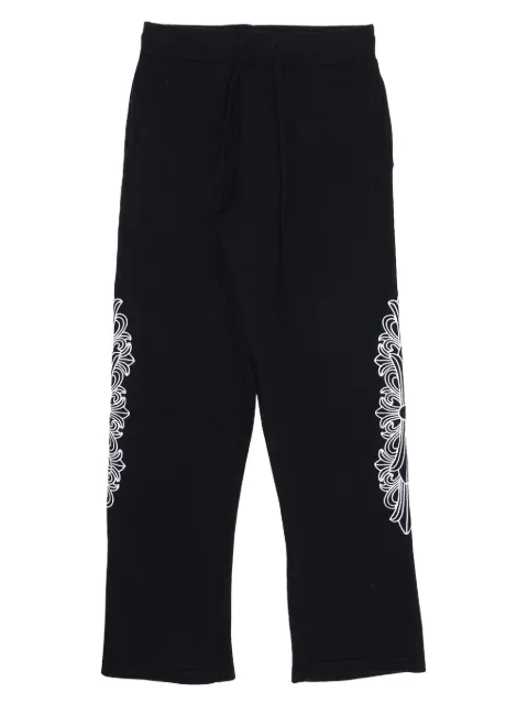 Chrome Hearts floral-print track pants Black CHRM0473