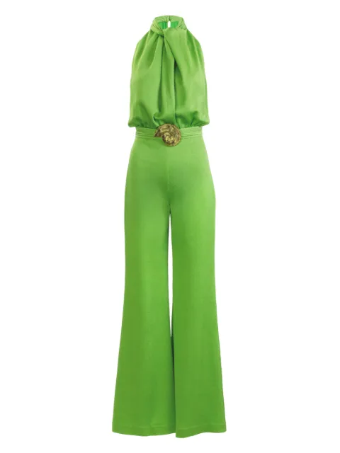 Silvia Tcherassi Siv knotted belted jumpsuit Green ST260030