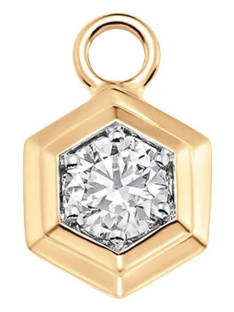 Sara Weinstock 18K yellow gold diamond pendant charm Gold HCYWPCMG