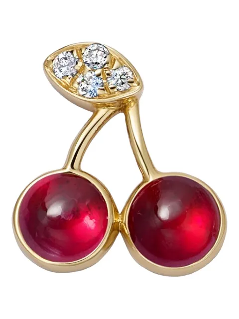 Loquet 18K yellow gold Cherry Pick diamond charm Gold CHMICYCHE18Y