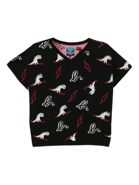 SPORT b. by agnès b. Dino christmas vest Black 1638QF5I