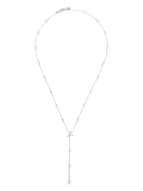 agnès b. pearl pendant necklace Silver NJ25H925