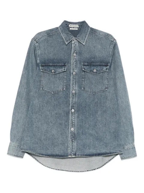 JW Anderson chest-pocket long-sleeve denim shirt Blue DS0016PG1855