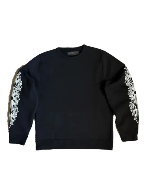 Chrome Hearts floral knit sweatshirt Black CHRM0477