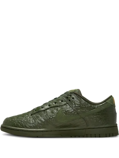 Nike Dunk Low snakeskin-effect sneakers Green HV4388
