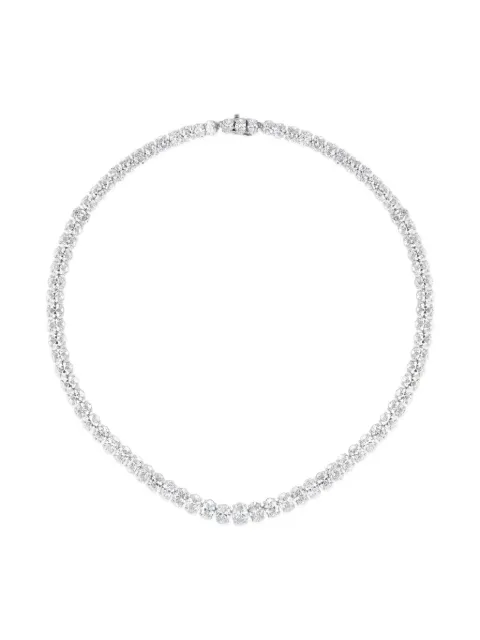 Jewels Aficionado diamond tennis necklace Silver JAN72DWG