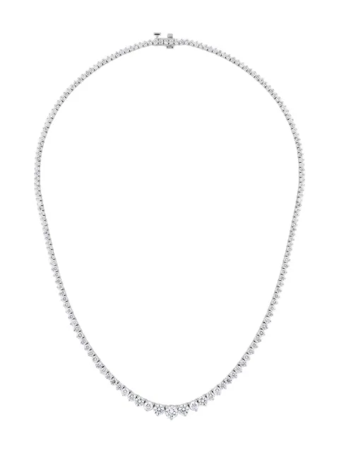 Jewels Aficionado diamond tennis necklace Silver JAN76DWG