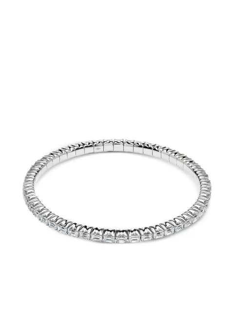 Jewels Aficionado 18K white gold diamond bracelet Silver JAB19DWG