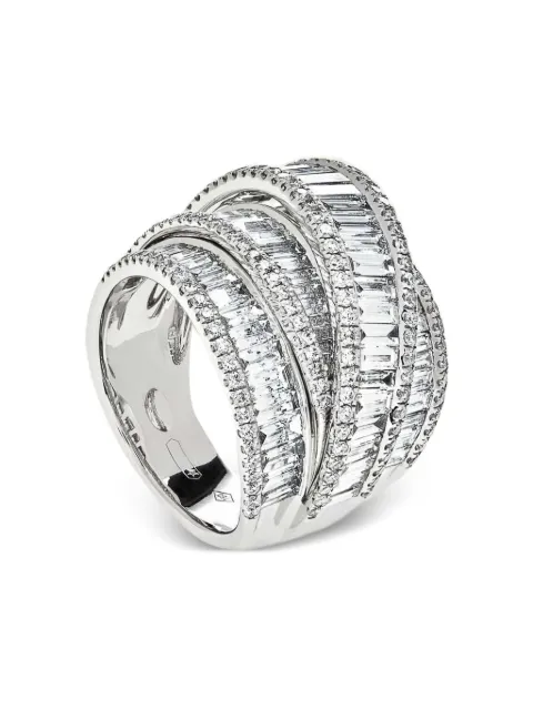 Jewels Aficionado 18K white gold diamond ring Silver JAR33DWG
