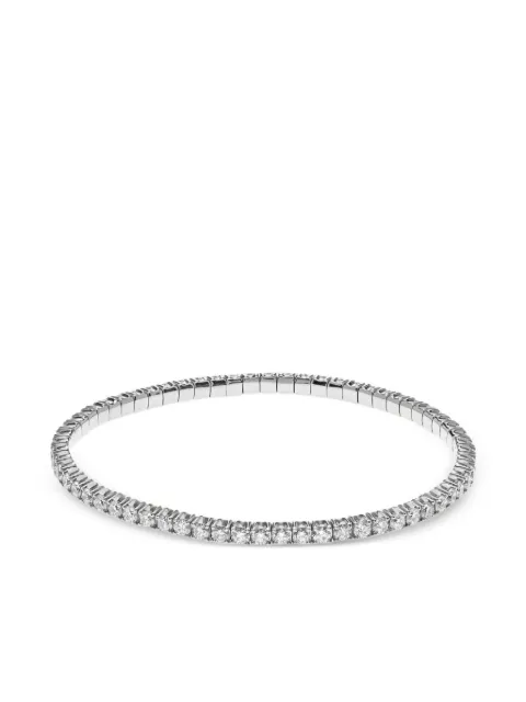Jewels Aficionado 18K white gold diamond bracelet Silver JAB18DWG