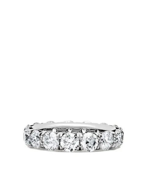 Jewels Aficionado platinum Eternity diamond ring Silver JAR31DWG
