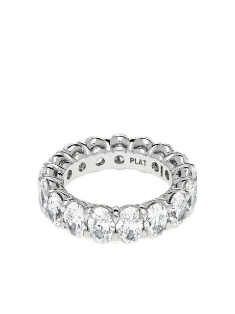 Jewels Aficionado Platinum diamond channel ring Silver JAR30DWG