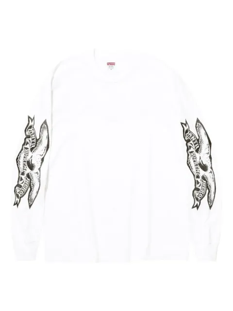 Supreme x ANTIHERO® Eagle long-sleeve T-shirt White SU26327
