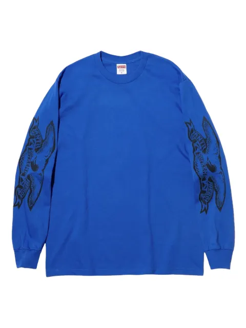 Supreme ANTIHERO® Eagle long-sleeves T-shirt Blue SU26326
