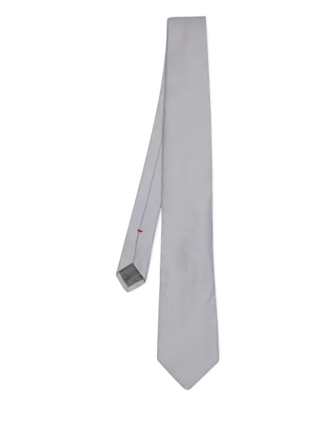 Dell'oglio textured oxford tie Grey MARTIN18501