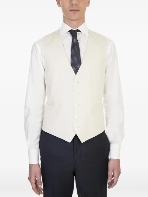 Lardini buttoned waistcoat White EC77008E35960