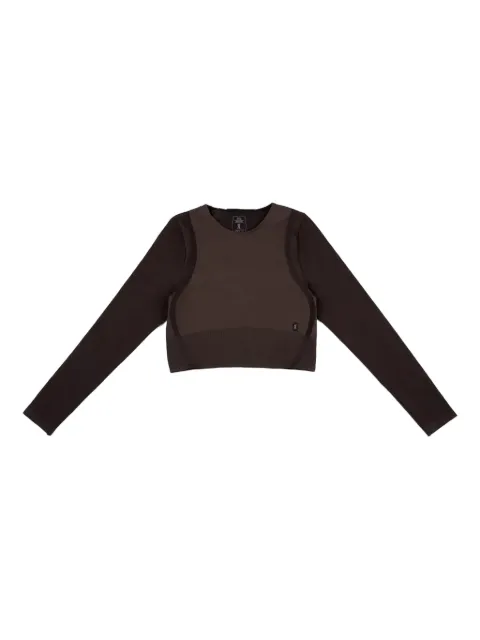 On knit studio crop Brown 1WF10263573