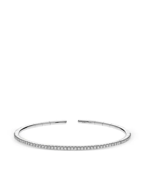 Jewels Aficionado 18K white gold diamond bracelet Silver JAB29DWG