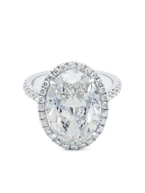 Jewels Aficionado 18K white gold diamond ring Silver JAR36DWG
