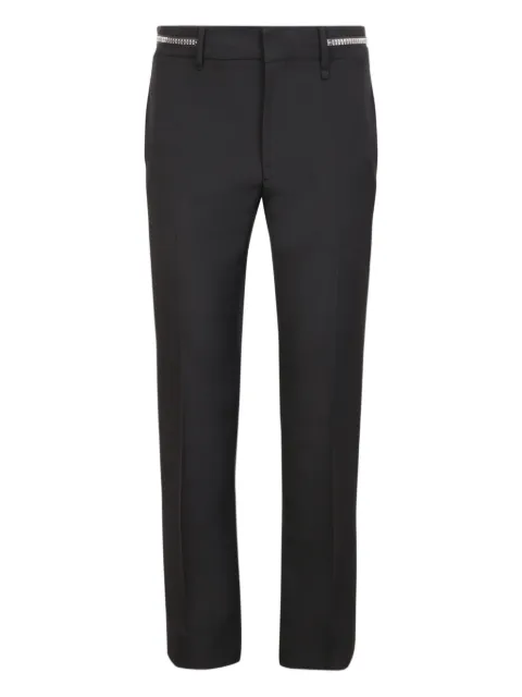 Givenchy logo-embellishment trousers Black BM513114DL001