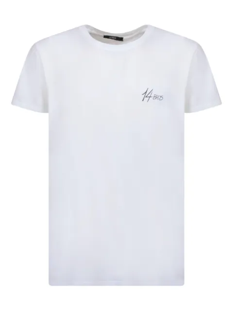 14BROS logo-print T-shirt White 12679A5128432001
