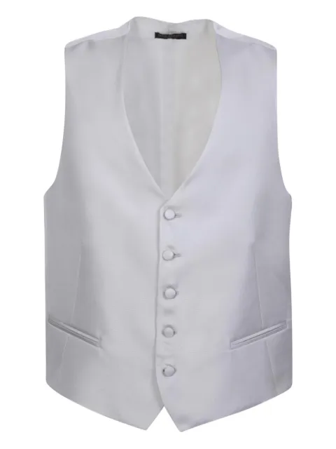 Dell'oglio buttoned waistcoat White GILET5G18501