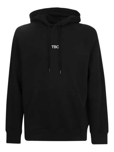 14BROS logo-embroidered hoodie Black 12672A3063B10900