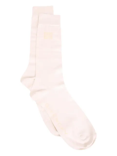 Givenchy logo-embellishment socks Neutrals BMB02Y4YB0156