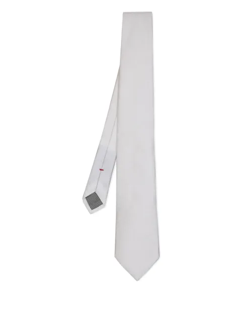 Dell'oglio silk tie White MARTIN18504