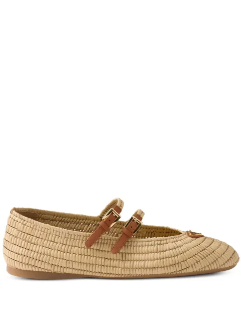 Prada crochet ballerinas Neutrals 1F927NF0052ACS