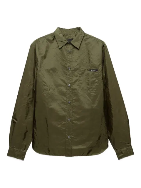 Prada Re-Nylon patch pocket shirt Green SC834SOOO1WQ9