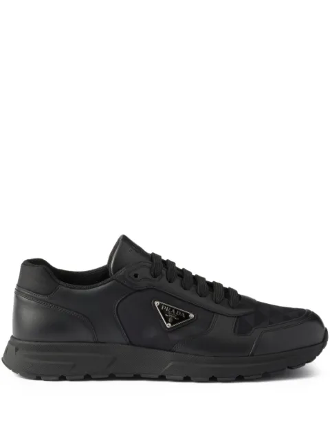 Prada Prax 2.0 Re-nylon and leather sneakers Black 2EE444FG0003LNW
