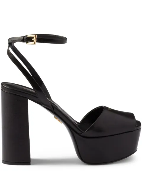 Prada ankle-strap platform sandals Black 1XP48BFE115038