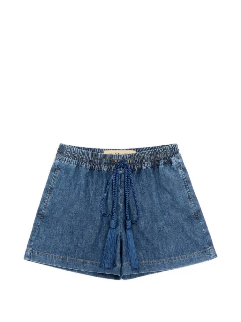 Valentino Garavani denim chambray shorts Blue BDD5509YA