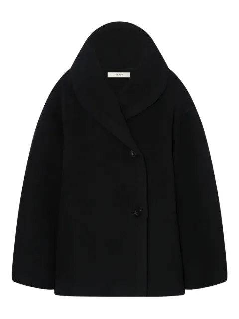 The Row double-breasted coat Black 10602W4238