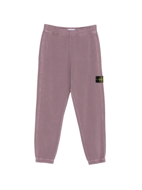Stone Island logo-patch track pants Purple L1S156200012S0060