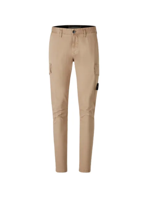 Stone Island logo-badge cargo pants Neutrals L1S153100052S0004