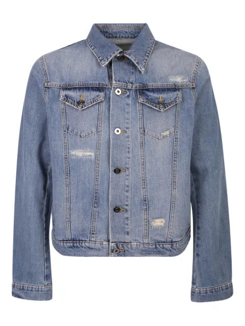 14BROS distressed pocket denim jacket Blue 12687A340B189129